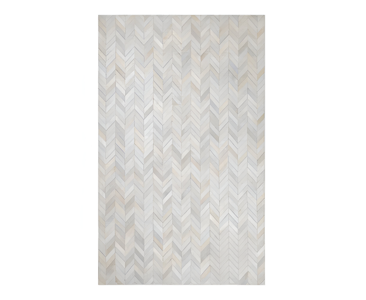 Custom Pattern 100% Genuine Cowhide Patchwork Area Rug, Handmade Elegance