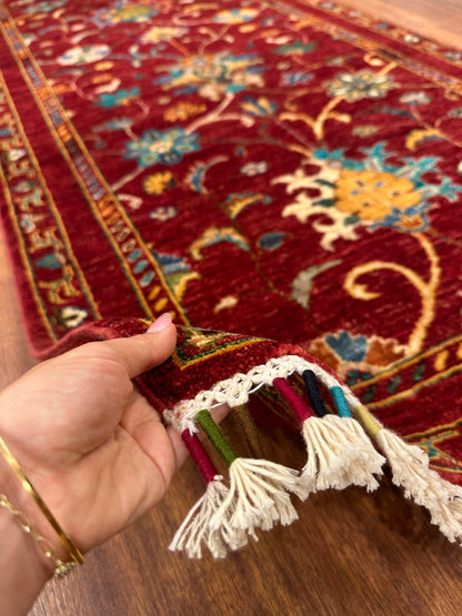 Handwoven Afghan Sultani Runner Rug | Pair of Wool Runners