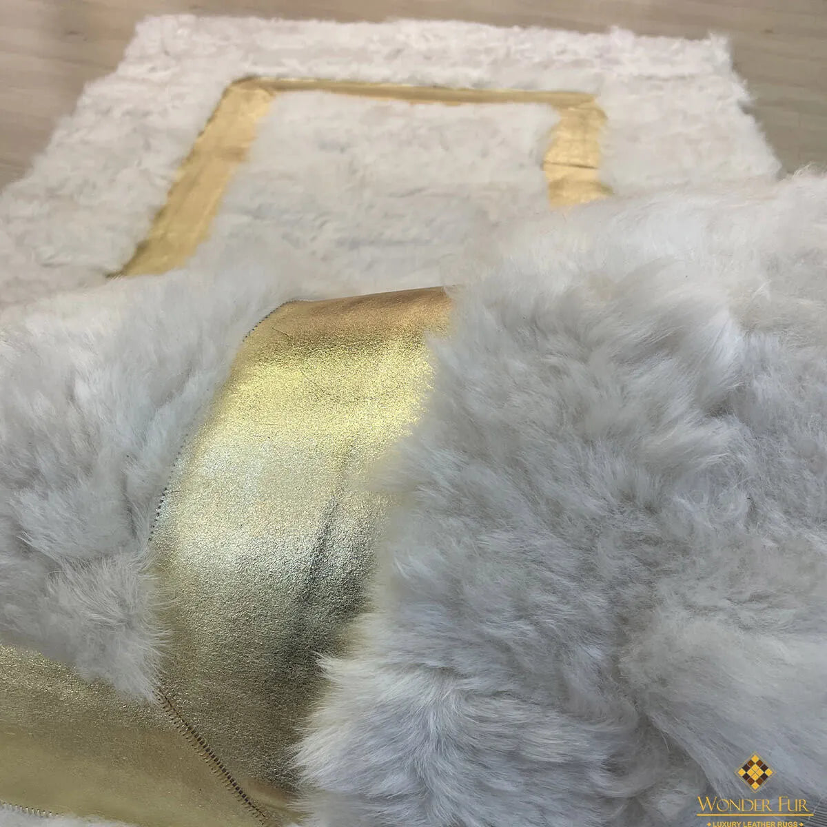 Cream White 100% Natural Runner Sheepskin Rug