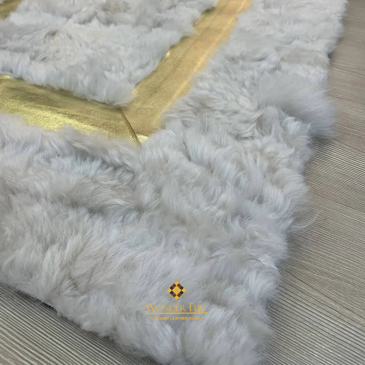 Cream White 100% Natural Runner Sheepskin Rug