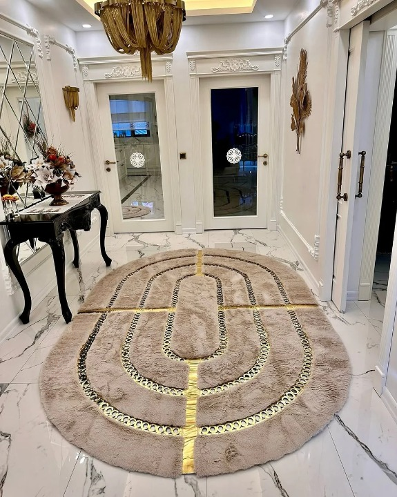 Handmade Faux Fur Rug 