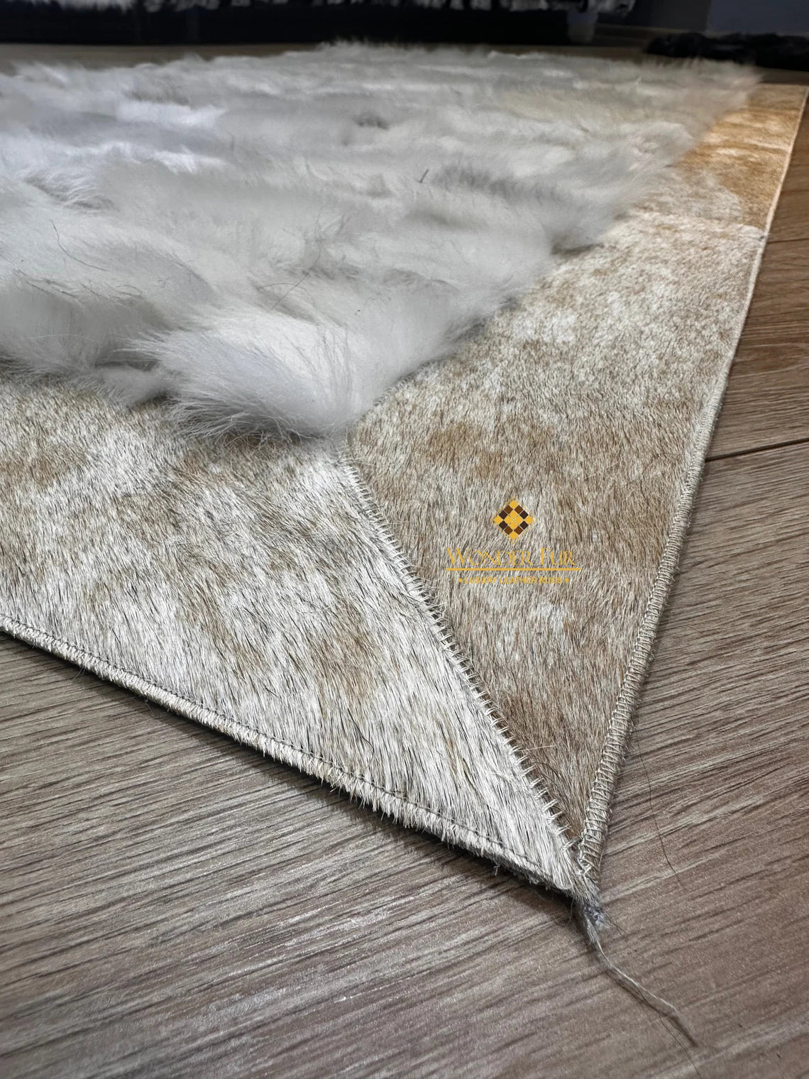 Handmade Amazing White Sheepskin Area 6x8 Living Room Rug , Soft Rug