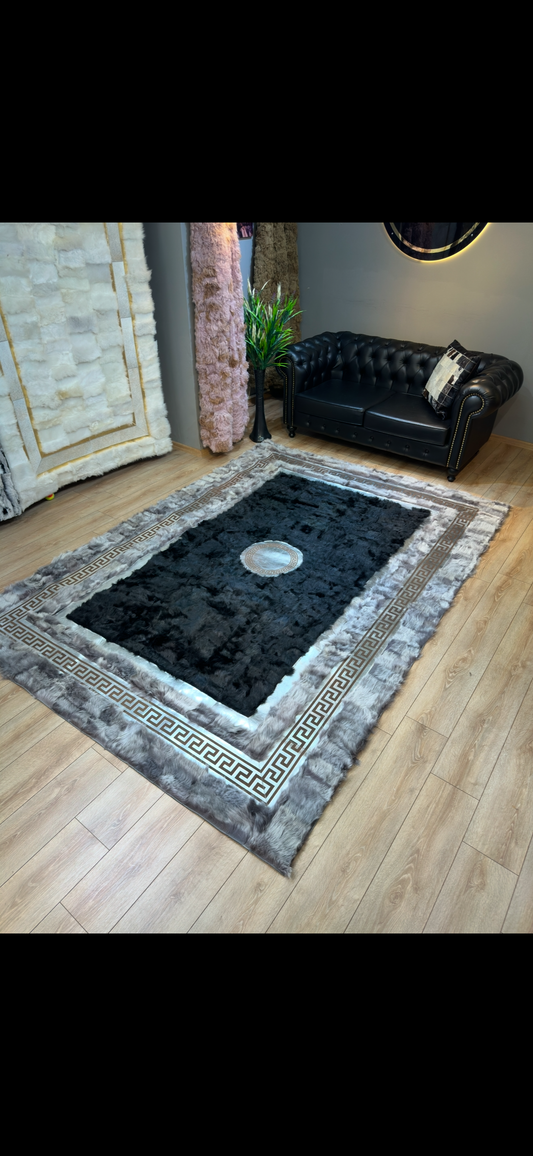 100% Genuine Handmade Fluffy Shaggy Sheepskin Rug, Luxury Sheepskin Area Rug