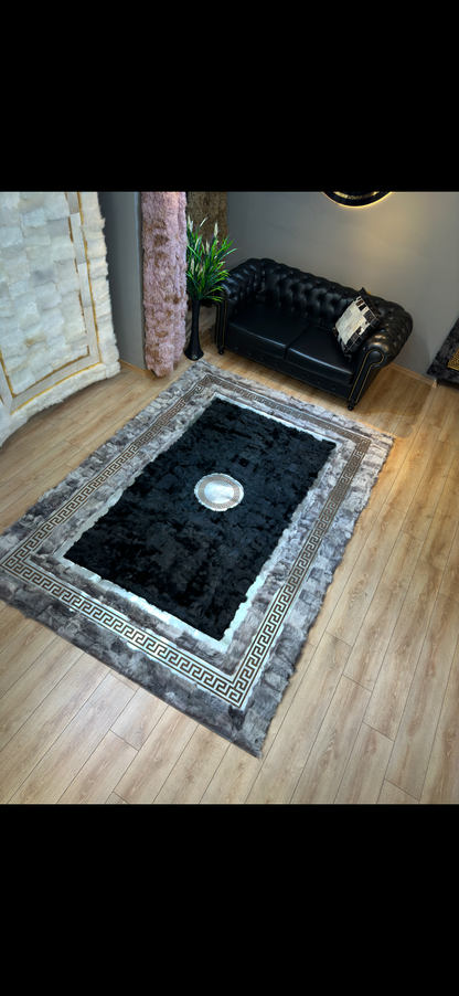 100% Genuine Handmade Fluffy Shaggy Sheepskin Rug, Luxury Sheepskin Area Rug