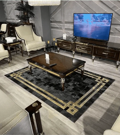 100% Handmade Cowhide Patchwork Rug - Wonder fur rug Rug Wonder Fur Rug Wonder fur rug