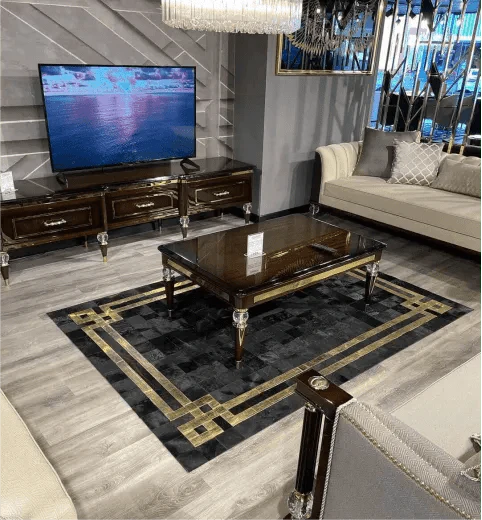 100% Handmade Cowhide Patchwork Rug - Wonder fur rug Rug Wonder Fur Rug Wonder fur rug