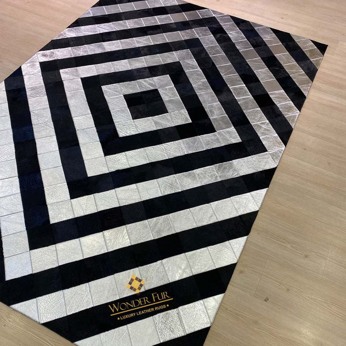 Modern Handmade Zebra Pattern Organic Area Living Room Rug ,Luxury Rug