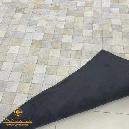 Natural Handmade Cream Cowhide Area Rug