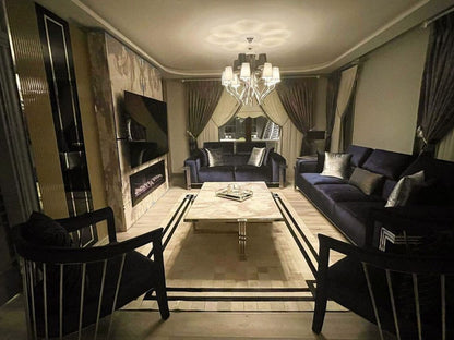 Scandinavian Handmade Beige And Black Organic Cowhide Living Room Rug