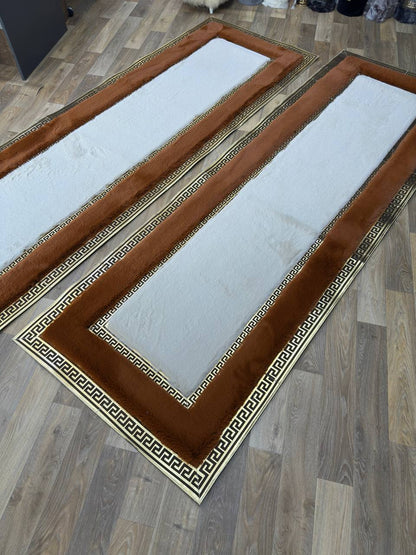 Luxury Handmade Runner Faux Fur Plush Rug – Soft & Stylish Design