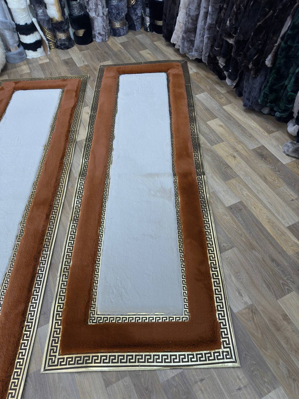 Luxury Handmade Runner Faux Fur Plush Rug – Soft & Stylish Design