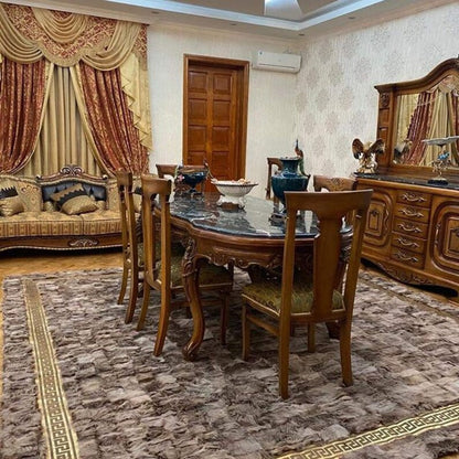 Genuine Leather Handmade Carpet for Living Room, Natural Sheepskin Area Rug