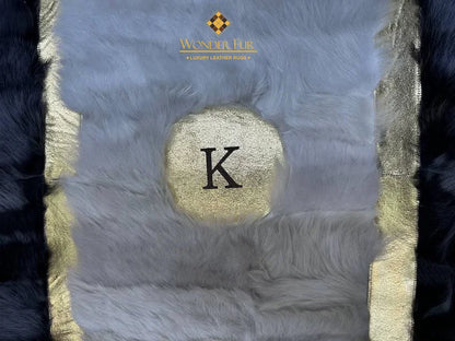 Unique Sheepskin Ultra Soft Hallway Rug, Natural Leather Handmade Runner Rug