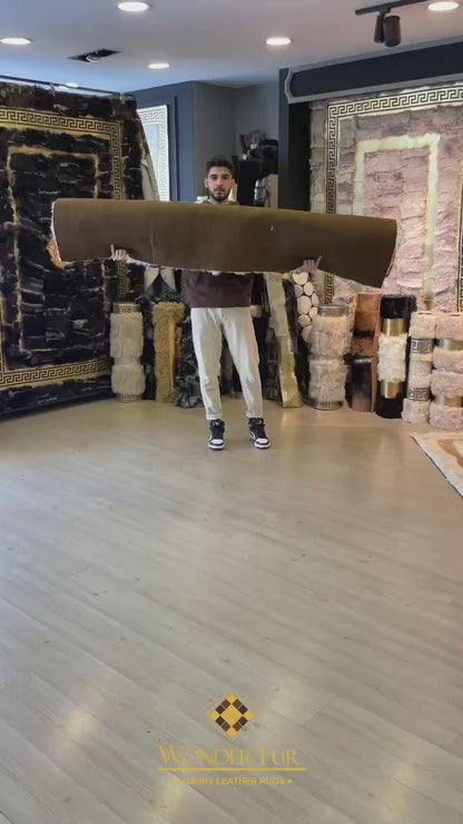 Luxury White 100% Genuine Sheepskin Carpet for Bedroom, Lamb Fur Carpet