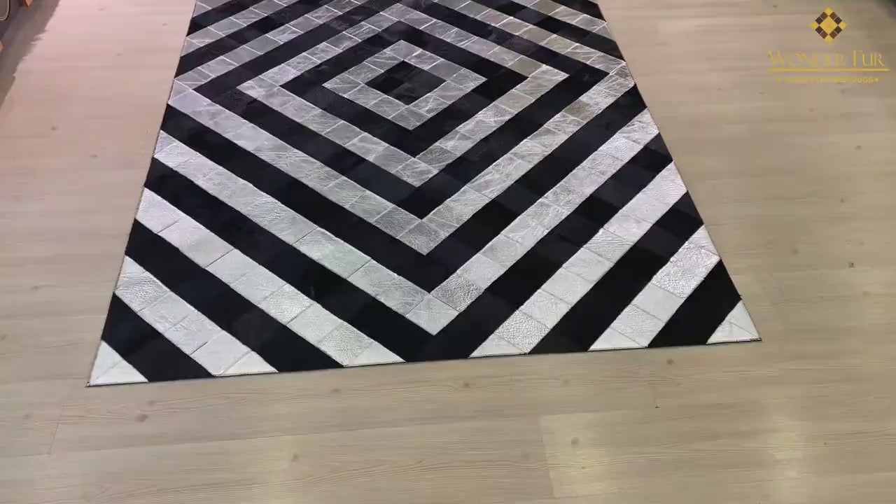 Modern Handmade Zebra Pattern Organic Area Living Room Rug ,Luxury Rug